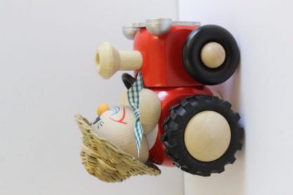 Kugelräucherfigur Bauer im Traktor-8569