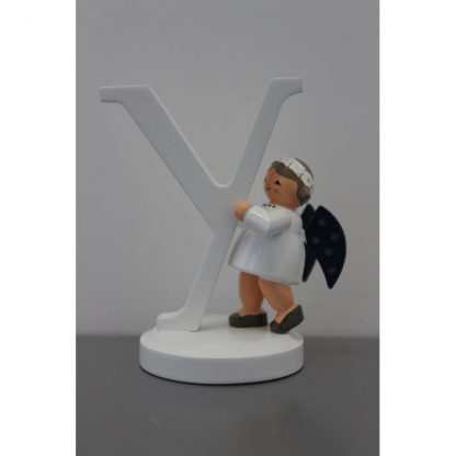 Buchstabe "Y" mit Engel-0