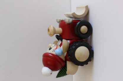 Kugelräucherfigur Nikolaus im Traktor-8601