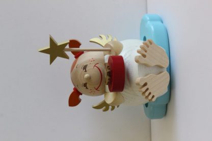 Kugelräucherfigur Engel mit Weihnachtsgeschenk-8652
