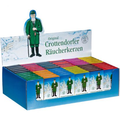 Original Crottendorfer Räucherkerzen Weihnachtsdüfte Display 12 verschiedene Sorten-0