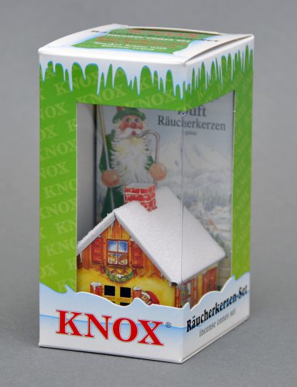 Original KNOX Räucherhaus-Set - Weihnachtsmann rot-0